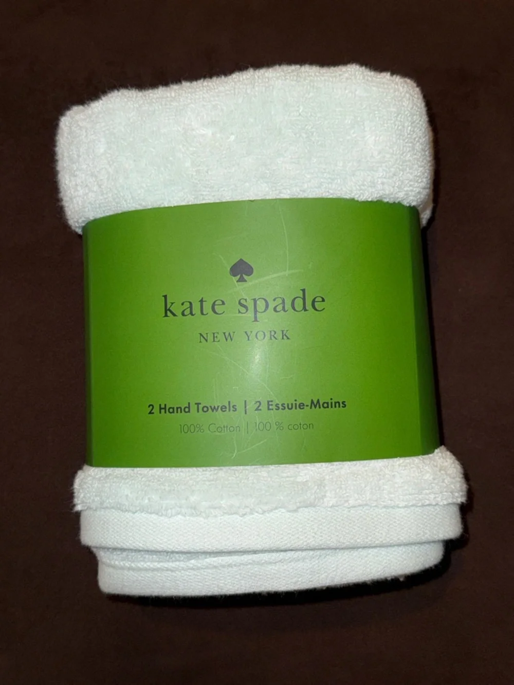 kate spade Cotton Hand Towels - Light Turquoise